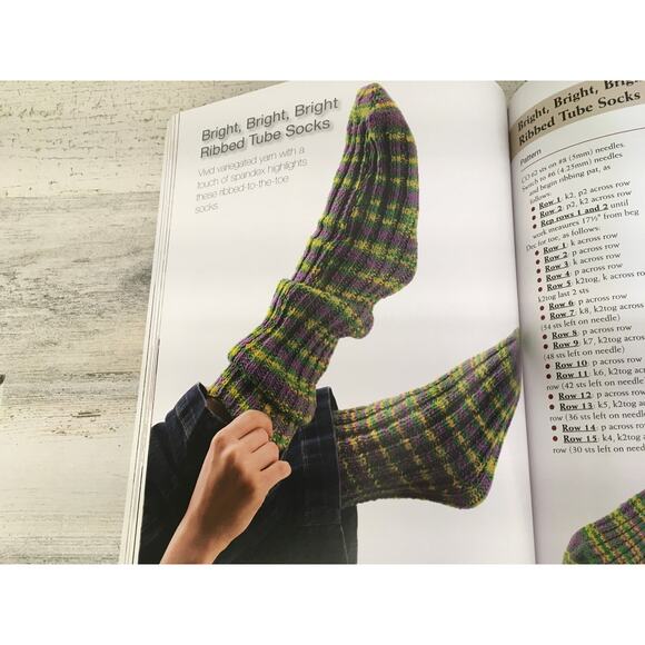 Quick Knits with Today's Yarns Knitting 45 Pattern Book Hat Scarf Poncho Socks - Picture 9 of 12